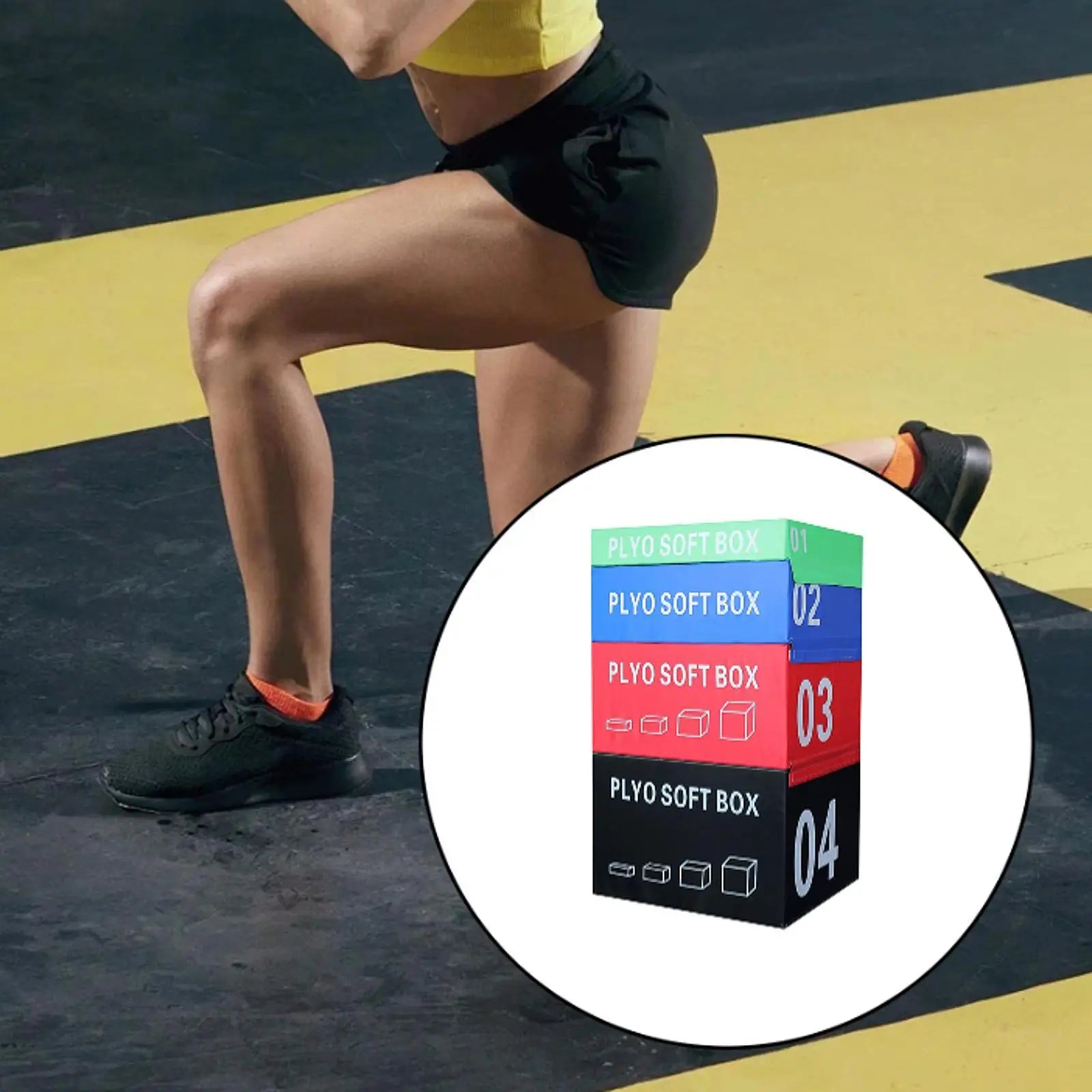 Plyometric Jump Box for Home Gym Lightweight Jump Training Step Box for Fitness Training Physical Training Mma Adults Men Women