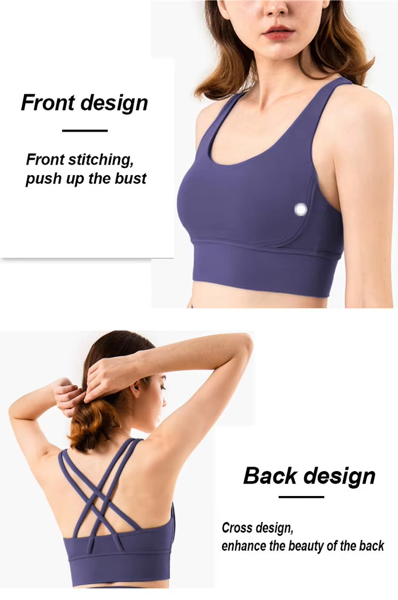 Yoga Set Women Sportswear Fitness Suits No Front Seam Soft Yoga Wear Workout Clothes for Women Gym Set Sports Clothing