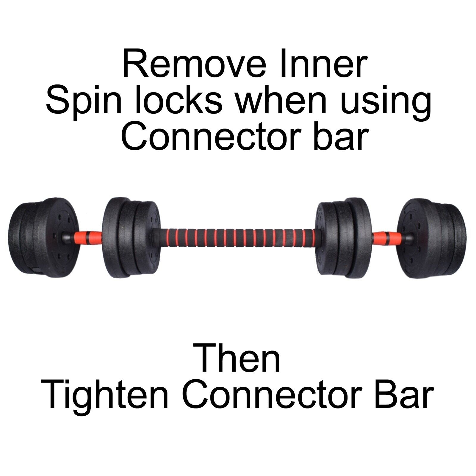 Exersci 20Kg-40Kg Adjustable Dumbbell Barbell Weights Set Kettlebell Option